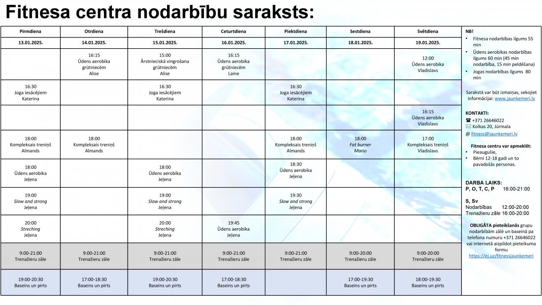 Nodarb'ibu saraksts no 13.01.2025.l'idz 19.01.2025