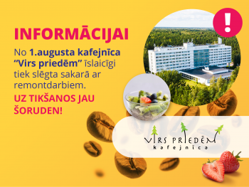 Kafejnīca Virs priedēm nestrādās
